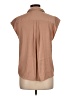 Korye Brown Sleeveless Button-Down Shirt Size L - photo 2