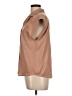 Korye Brown Sleeveless Button-Down Shirt Size L - photo 5