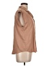 Korye Brown Sleeveless Button-Down Shirt Size L - photo 4