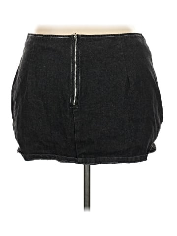 Fashion Nova Denim Skirt (view 2)