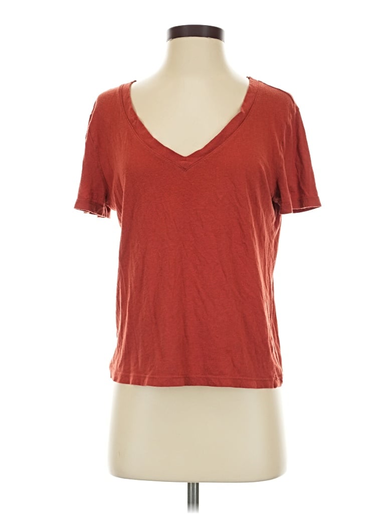 Pre-owned Forever 21 Short Sleeve T-shirt In Red