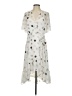 Calvin Klein Polka Dots Ivory Cocktail Dress Size 4 - photo 1