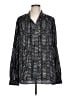 Banana Republic 100% Polyester Polka Dots Black Long Sleeve Blouse Size L (tall) - photo 1