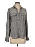 Cloth & Stone Gray Long Sleeve Button-Down Shirt Size S - photo 1