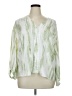 Nordstrom Green 3/4 Sleeve Blouse Size XL - photo 1