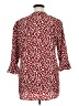 Bobeau 100% Polyester Red 3/4 Sleeve Blouse Size XL - photo 2