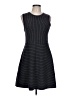Theory Stripes Black Casual Dress Size L - photo 1