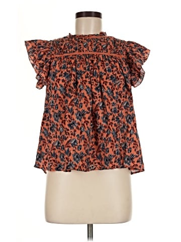 Ulla Johnson Short Sleeve Blouse (view 1)