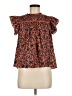 Ulla Johnson Orange Short Sleeve Blouse Size 8 - photo 1