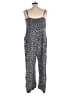 J.Crew Animal Print Blue Jumpsuit Size 16 - photo 2