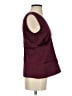 EXQUISE Burgundy Sleeveless Blouse Size 4 - photo 4