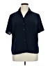 Karen Scott 100% Polyester Blue Short Sleeve Blouse Size 1X - photo 1