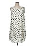 SLNY 100% Polyester Polka Dots Ivory Casual Dress Size 16 - photo 1