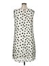 SLNY 100% Polyester Polka Dots Ivory Casual Dress Size 16 - photo 2