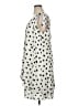 SLNY 100% Polyester Polka Dots Ivory Casual Dress Size 16 - photo 5