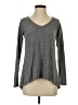 Sun & Shadow Gray Long Sleeve Top Size S - photo 1