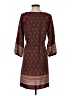Alya 100% Polyester Paisley Burgundy Casual Dress Size S - photo 2