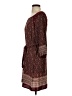 Alya 100% Polyester Paisley Burgundy Casual Dress Size S - photo 5