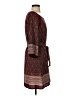Alya 100% Polyester Paisley Burgundy Casual Dress Size S - photo 4