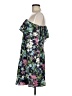 Chelsea28 100% Polyester Tropical Blue Cocktail Dress Size 8 - photo 5
