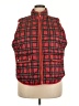 J.Crew Factory Store 100% Polyester Plaid Red Vest Size 2X - photo 1