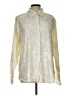 Gold Hawk Ivory Long Sleeve Blouse Size L - photo 1