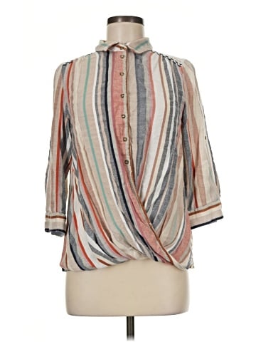 Vintage America Blues 3/4 Sleeve Blouse (view 1)