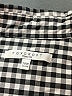 Foxcroft Houndstooth Black 3/4 Sleeve Button-Down Shirt Size 20 - photo 7