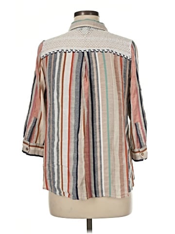 Vintage America Blues 3/4 Sleeve Blouse (view 2)