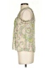 Leifnotes 100% Silk Green Sleeveless Silk Top Size 2 - photo 5