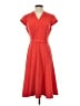 Sharagano Solid Red Casual Dress Size 4 - photo 1