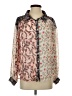 Free People 100% Polyester Paisley Ivory Long Sleeve Blouse Size S - photo 1