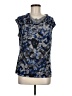 Kasper Blue Sleeveless T-Shirt Size M (petite) - photo 1