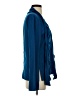 Derek Lam 100% Polyester Blue Long Sleeve Polo Size EU (IT) 38 / US 2 - photo 4