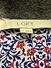 Ann Taylor LOFT 100% Polyester Blue Sleeveless Blouse Size XS - photo 7