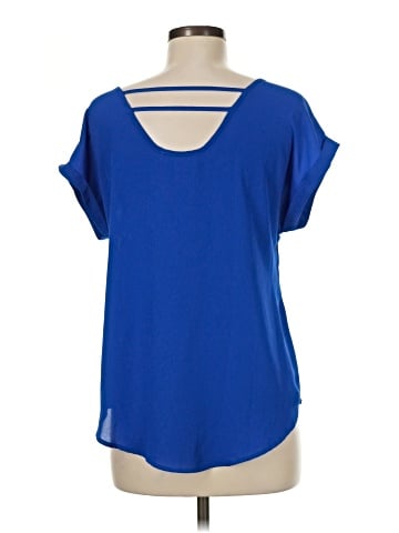 Pink Rose Short Sleeve Blouse (view 2)