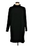 Nordstrom Solid Black Casual Dress Size L - photo 1