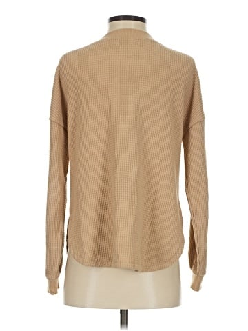 Madewell Waffle Knit V-Neck Long-Sleeve Sweater (view 2)