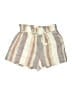 Rip Curl 100% Viscose Stripes Ivory Shorts Size S - photo 1