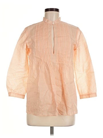 Theory 3/4 Sleeve Silk Top (view 1)