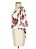 Express Outlet 100% Polyester White Short Sleeve Blouse Size XS - photo 5