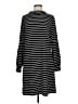 Ann Taylor Stripes Black Casual Dress Size L - photo 1