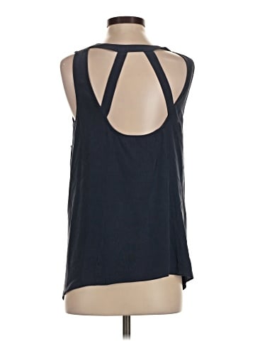 BCBGMAXAZRIA Sleeveless Silk Top (view 2)