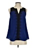 41Hawthorn Blue Sleeveless Blouse Size XS - photo 1