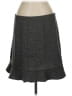 Ann Taylor LOFT Tweed Gray Casual Skirt Size L - photo 2