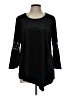 Studio Works Black 3/4 Sleeve Top Size L - photo 1