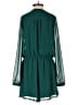 Express 100% Polyester Solid Green Romper Size S - photo 2