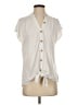 Fortune + Ivy Ivory Short Sleeve Blouse Size XS - photo 1