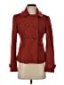 Tulle Red Wool Coat Size S - photo 1