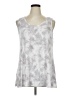 Logo Layers Silver Sleeveless T-Shirt Size 1X - photo 1